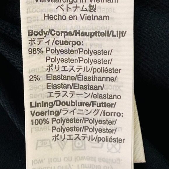 Madewell Puff-Sleeve Ruffle-Hem Mini Dress Size 00 Black Lined Woven Plaid - Picture 13 of 16